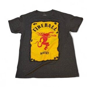 Men’s small Fireball Whisky Graphic T-Shirt